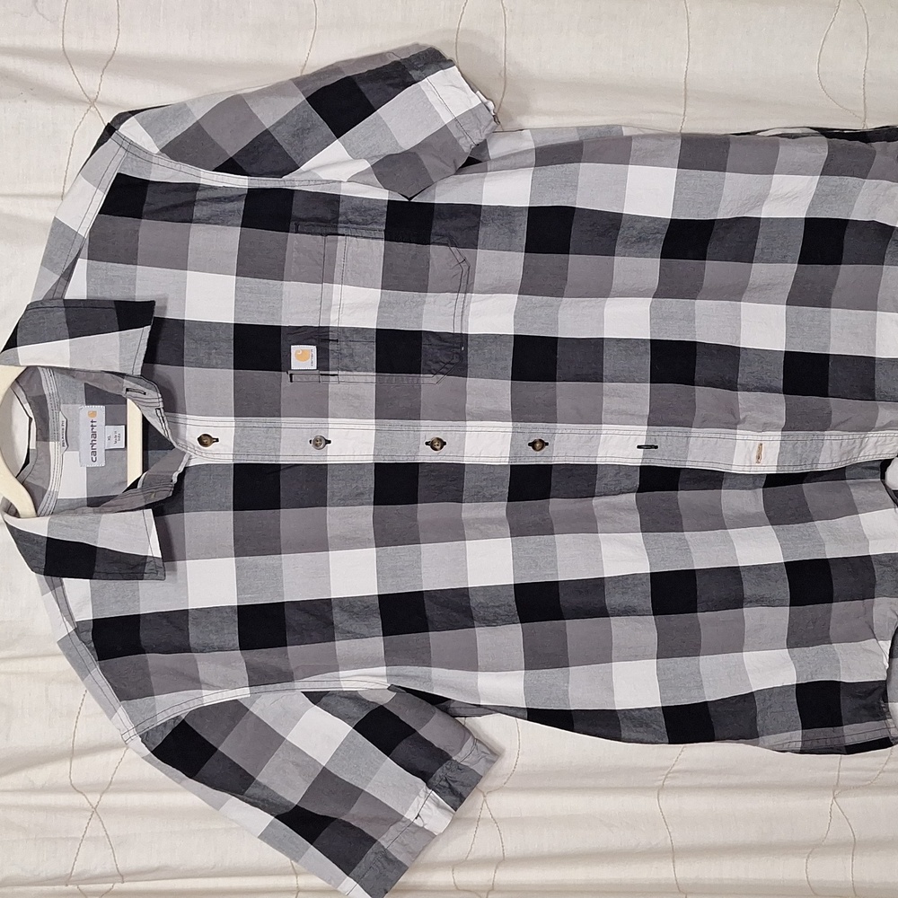 Mens Carhartt Short Sleeve Button down top